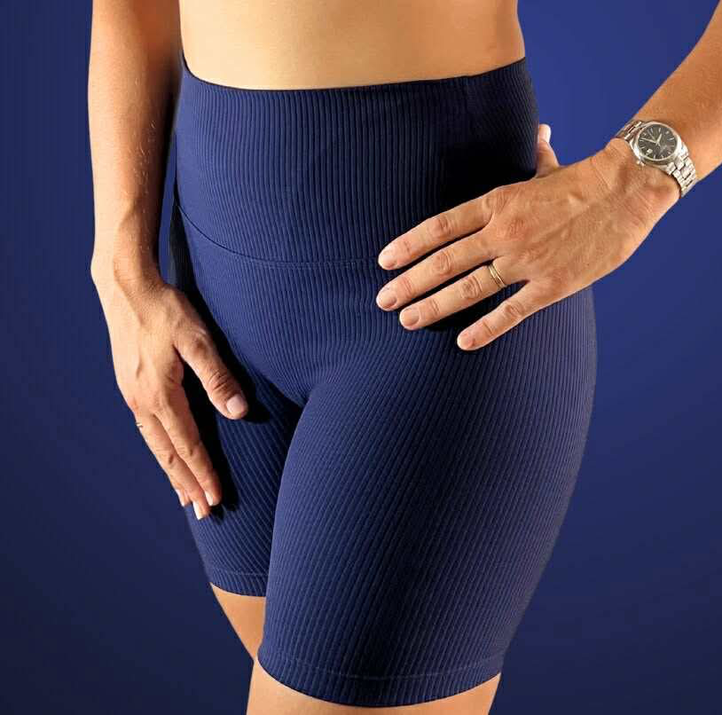 Shorty Rayon Navy Blue