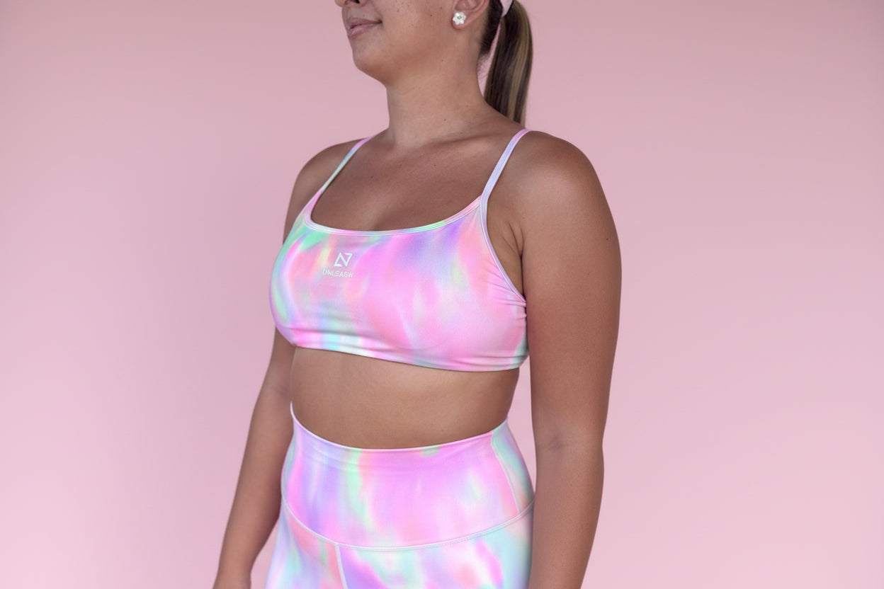 Bras Open Back Cotton Candy